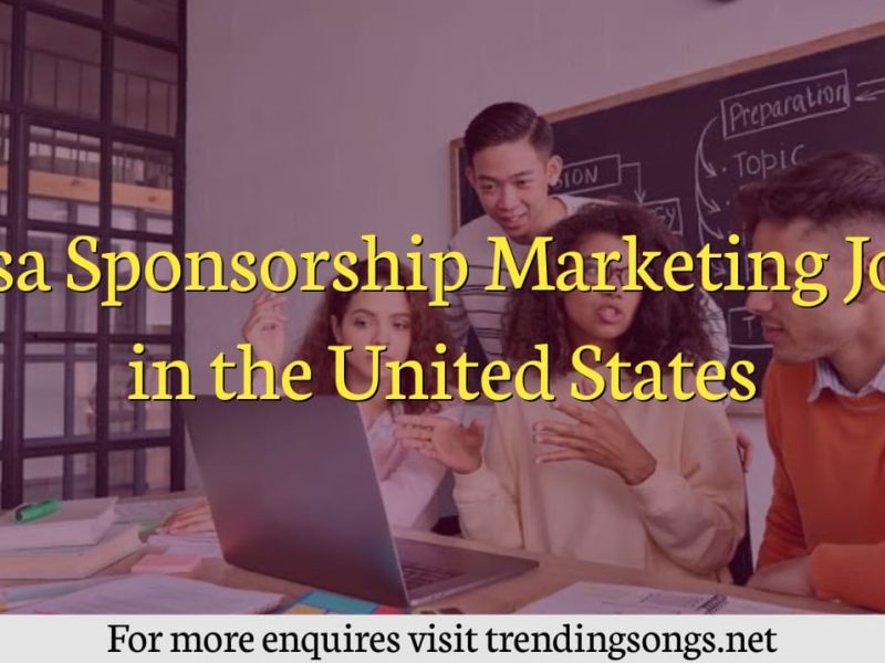 Visa Sponsorship Marketing Jobs in the United States
